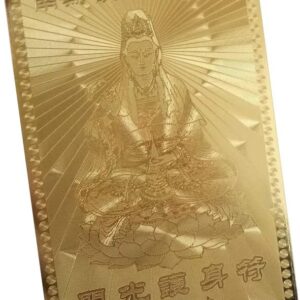 Amulet Card Sitting Guanyu Copper Card