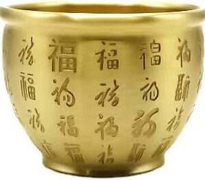 Baifu Rice Jar Miniature Wealth Ornament