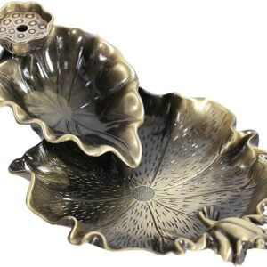 Ceramic Incense Burner Leaf Tower