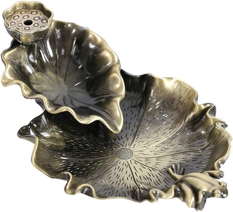 Ceramic Incense Burner Leaf Tower