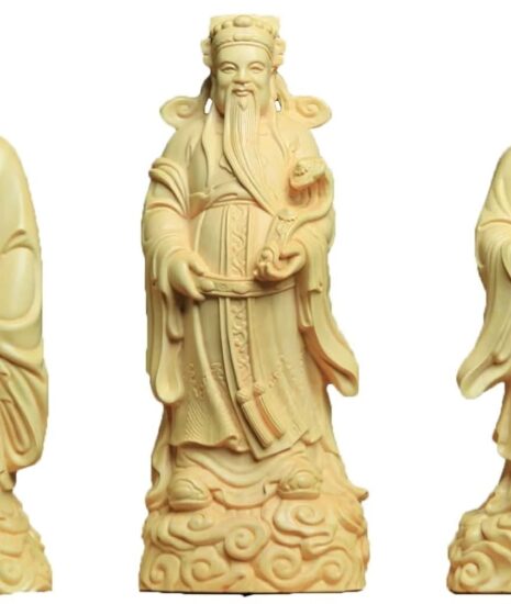 Fu Lu Shou Gods Statue 3-Piece Set