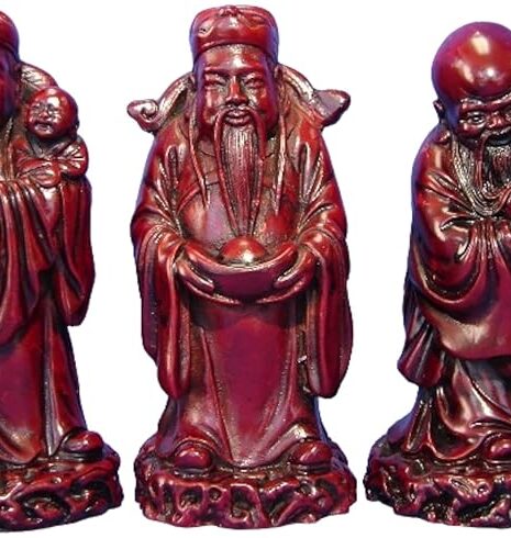 Fu Lu Shou Gods Statue
