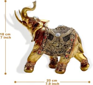 Golden Elephant Statue