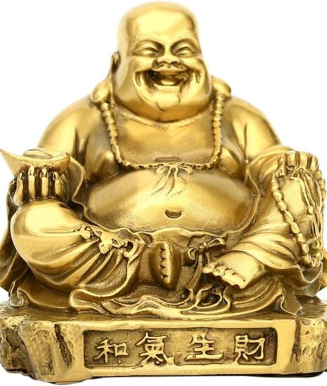 Golden Laughing Buddha