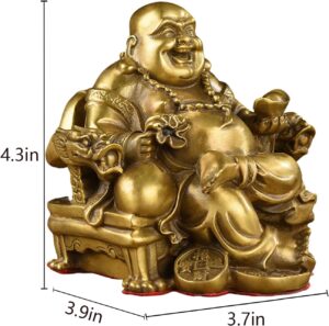 Golden Laughing Buddha Statue