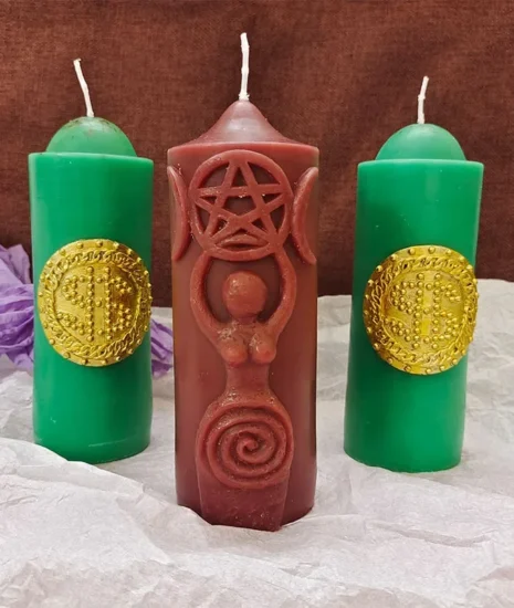Ritual Candles for Prosperity, Love & Wealth