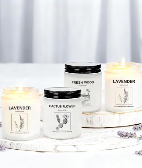 Scented Candle Jar with Lid