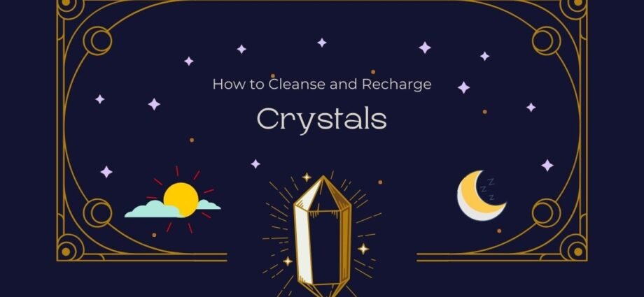 cleanse and recharge crystals