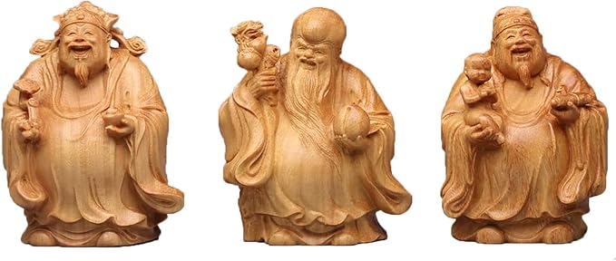 Fu Lu Shou Gods Statue