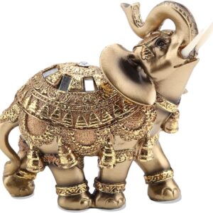 golden elephant statue