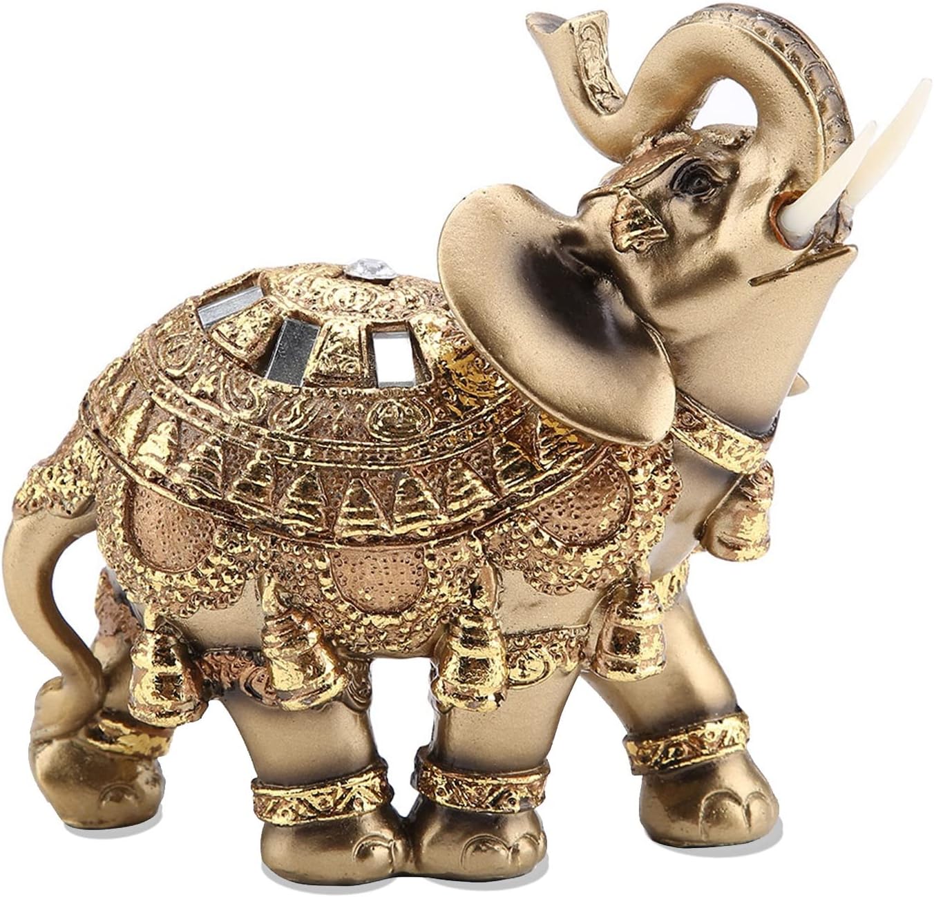 golden elephant statue