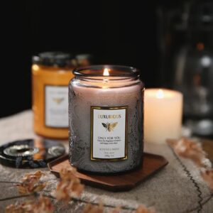 Scented Candle Jar with Lid Soy Wax
