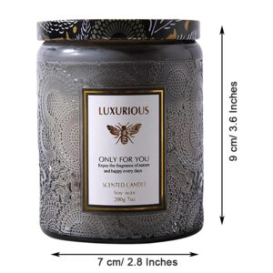 Scented Candle Jar with Lid Soy Wax