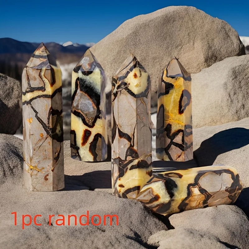 Tortoiseshell Quartz Crystal Wand - Image 3