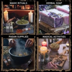Witchcraft Herb Kit with Crystal Spoon