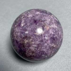 Lepidolite Crystal Ball Purple Sphere