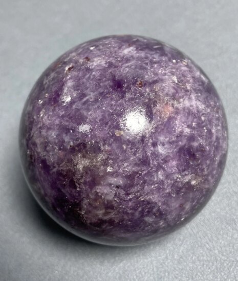 Lepidolite Crystal Ball Purple Sphere