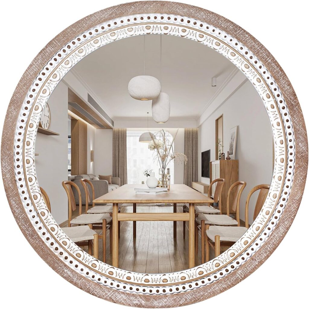 feng shui round mirror