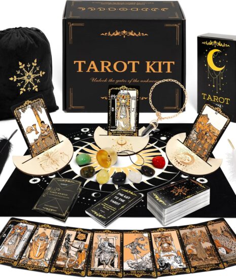 complete black tarot kit